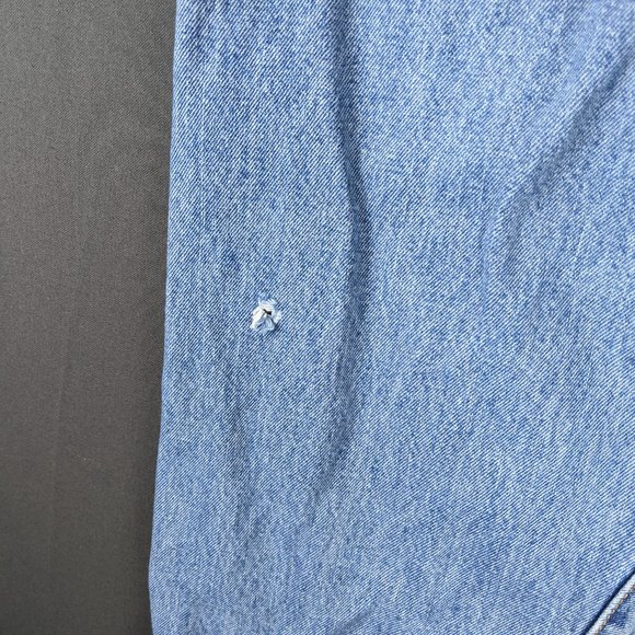 Levis Jeans Men 38x30 501 Blue Denim Original Fit Light Fade Retro Country Pants - Picture 14 of 16